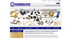 Desktop Screenshot of gorhamincorporated.com